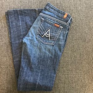 7 for all man kind A pocket size 28 perfect condition!